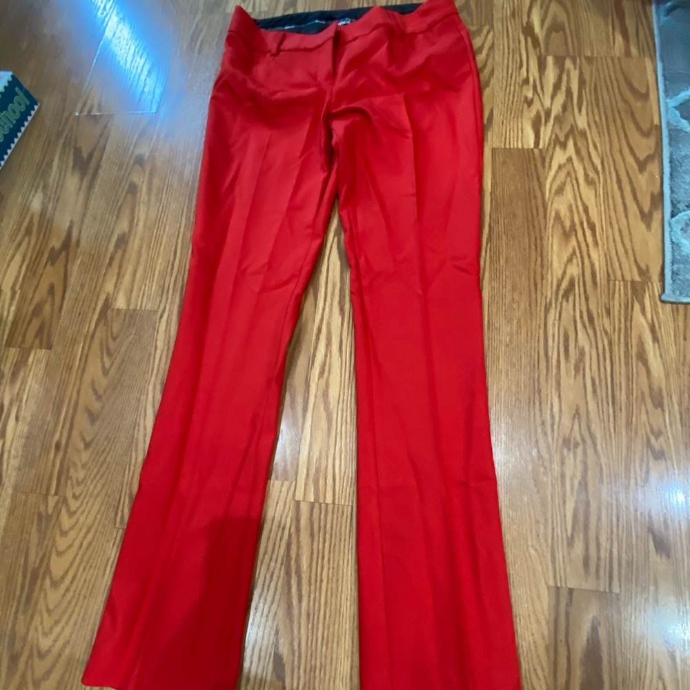 Express women’s red professional work pants